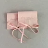Customized pink gift packing pouches