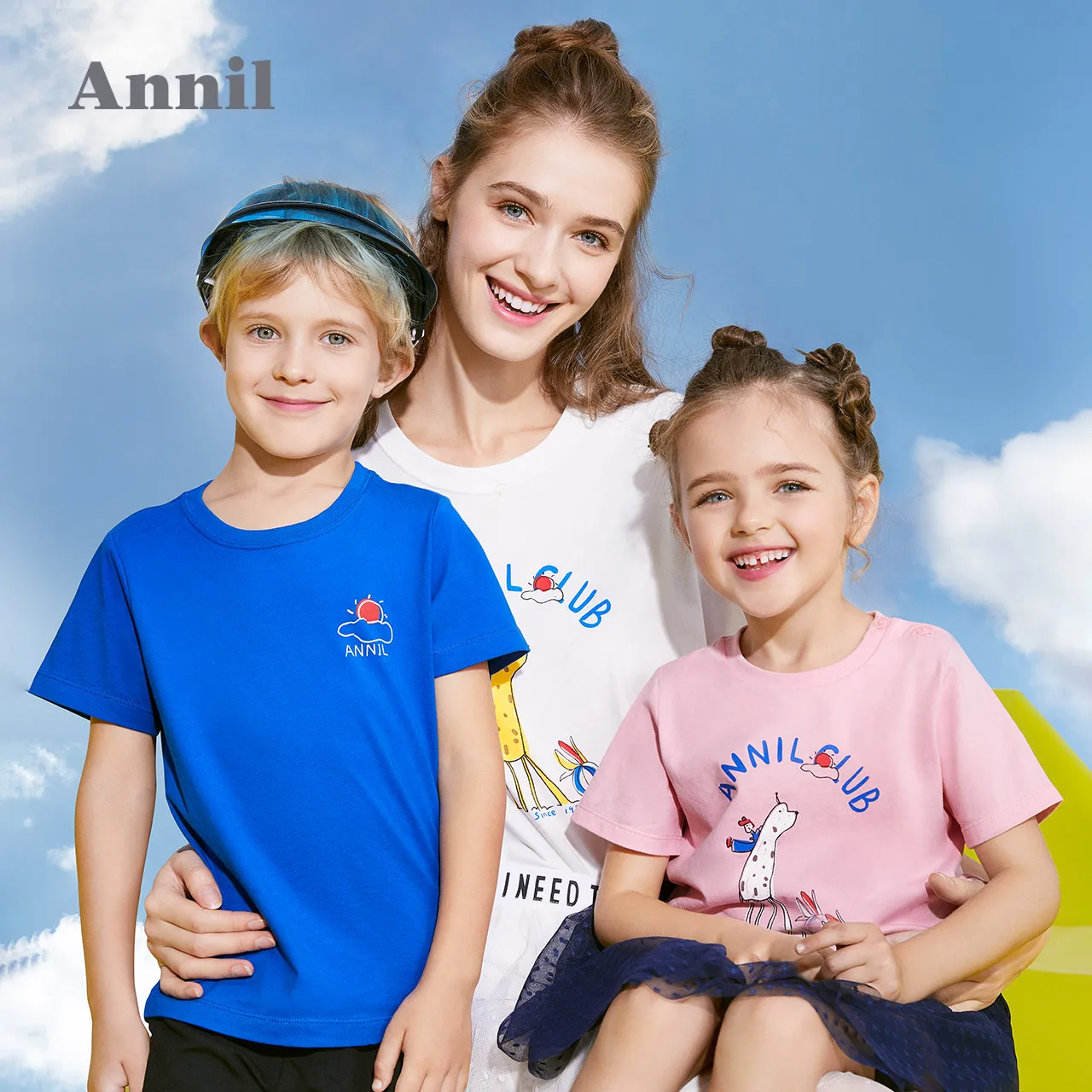 

Annil 2019 O-Neck Short Sleeve T-shirt Kids Clothes Pure Cotton Fashion Sweat T Shirt Printing White T-shirt In Summer
