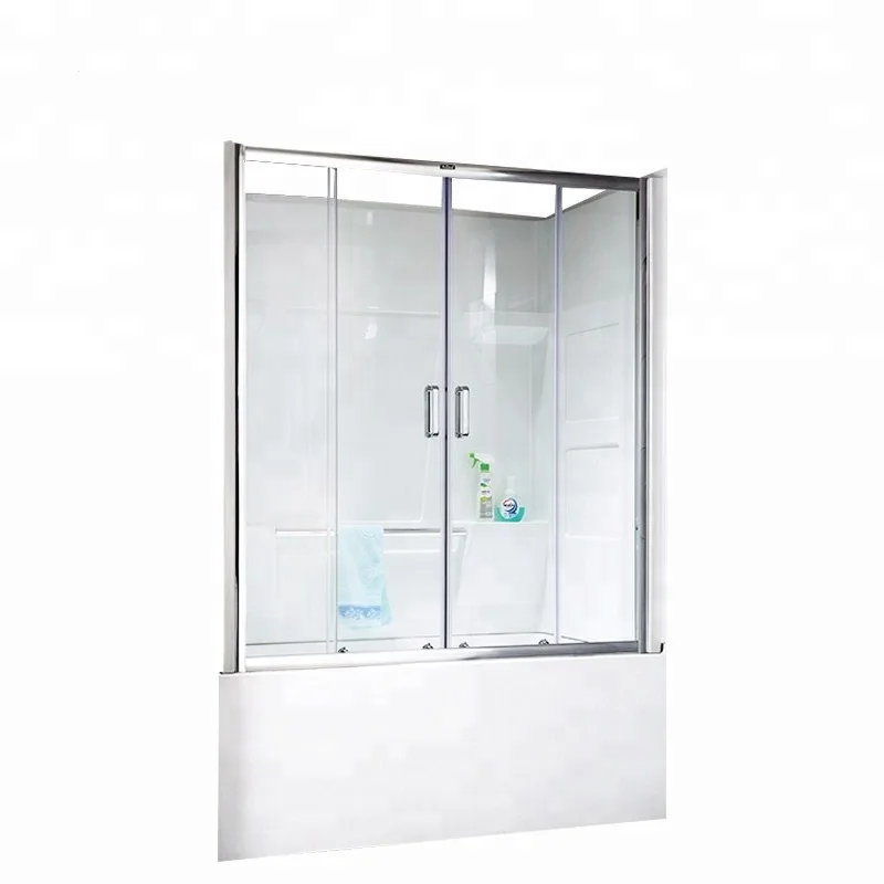 
New bathtubs and tub surrounds shower room cubicles tub shower combo with tempered glass  (60738104223)