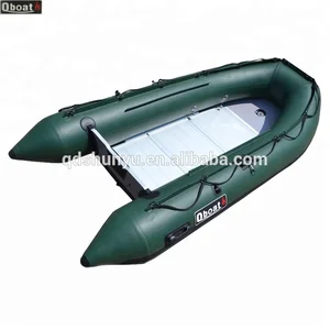 CE korea PVC material 3.0m 4 persons inflatable fishing boat made in china