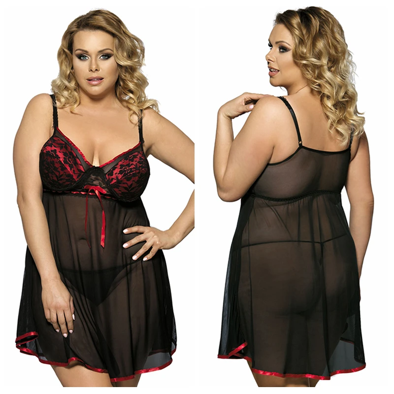 

Hot sales mesh customized girl sexy bedroom wear lingerie