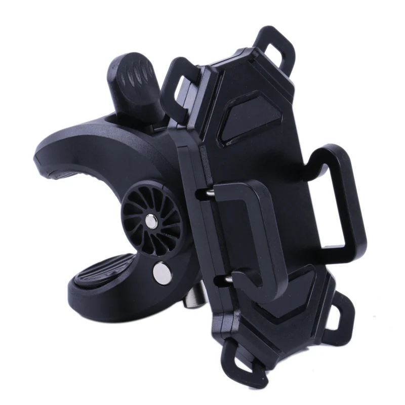 

Gulaki 360 Rotate Bike Bicycle Handlebar Mobile Phone Mount Holder, Black