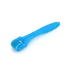 Nice blue microneedle derma roller 0.5mm 192 gold needles for face