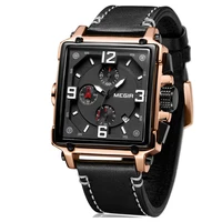 

2019 hot fashion square leather strap watch montre homme sport wristwatches alloy luxury watches men wrist wristwatch