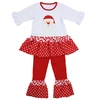High quality boutique infant outfits fall christmas sets kids oem custom christmas clothing baby girl boutique infant outfits