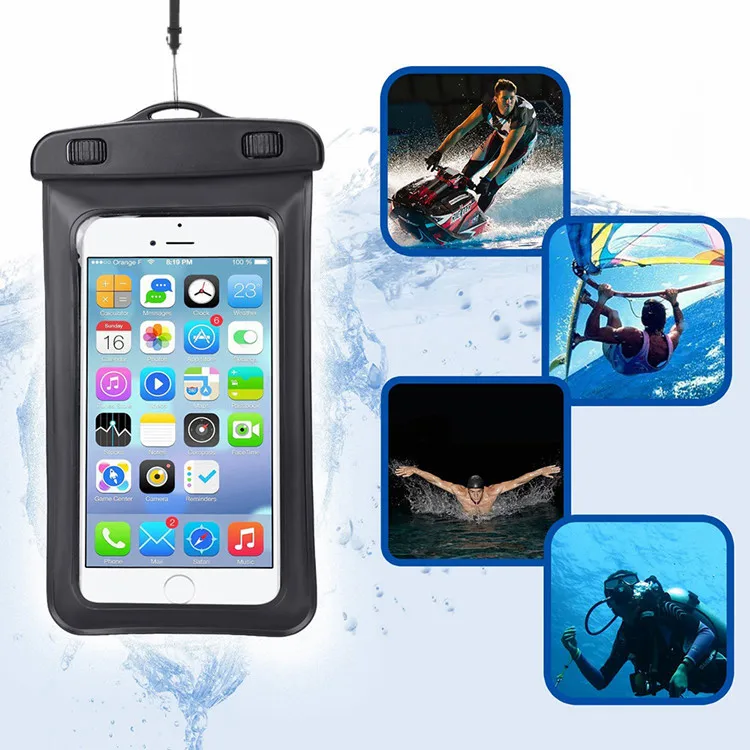 

Hot Sale Universal Water Proof PVC Mobile Phone Cases Clear Pouch Waterproof Bag,Water Proof Cell Phone Bag With Lanyard