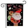 Christmas Cartoon Character Pattern Double-Sided Printed Flag