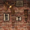 Retro and retro 3D faux brick wall wallpaper nature wallpaper hd images for cafe bar restaurant decor stone red brick wall paper