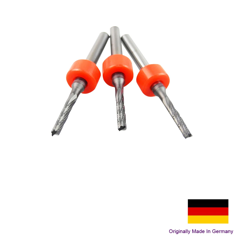 Router Bits,Carbon Fiber Cutter Diamond Coated 2.0mm Diameter,10pcs