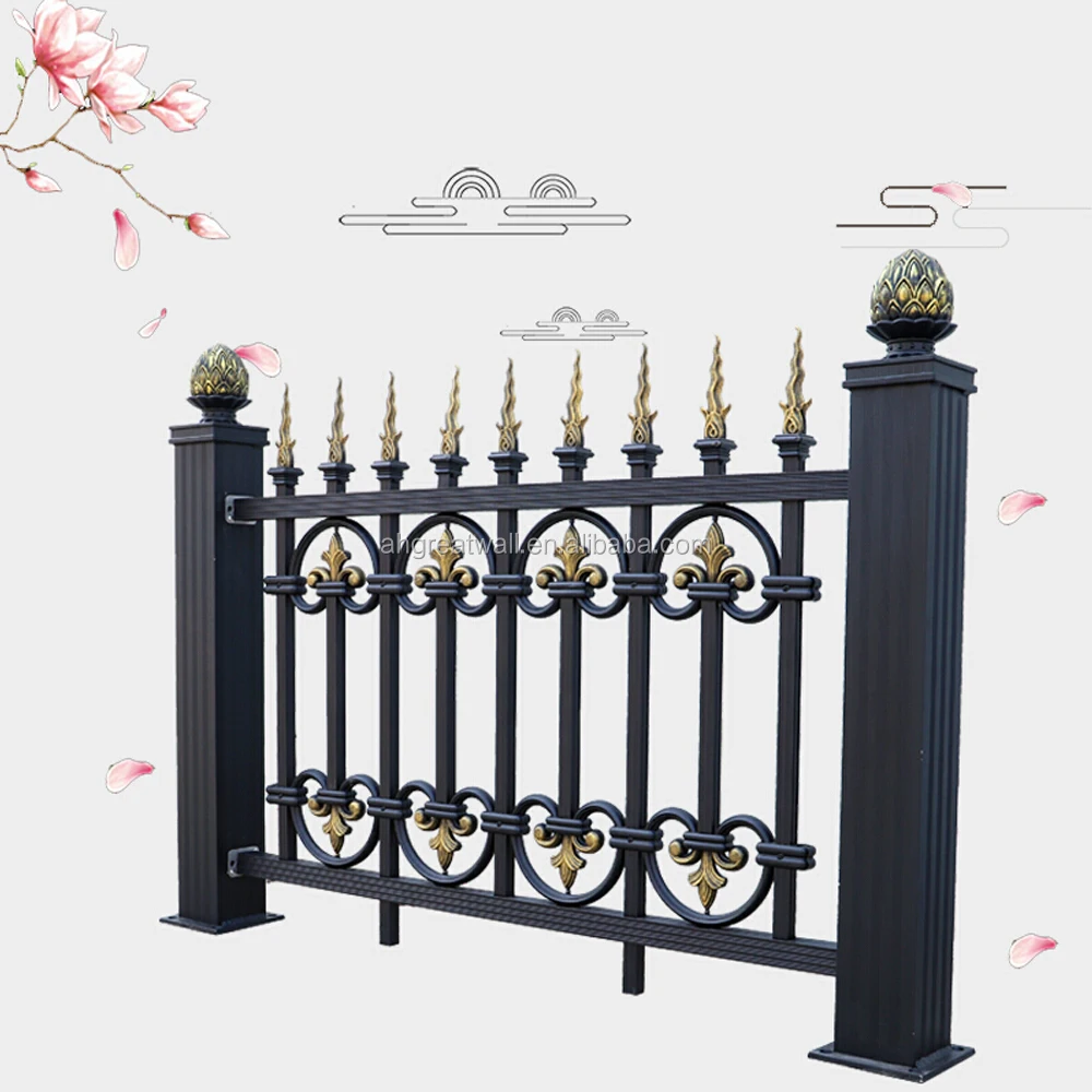 2020 New Design,Aluminum Fence Home Garden Or Public Place Fencing
