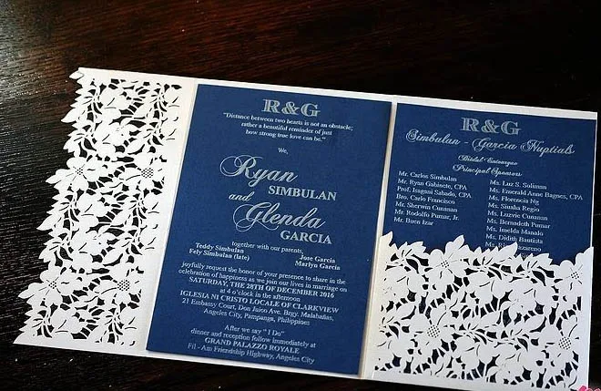 Luxury Pocket Wedding Invitation Laser Cut Leaf Trifold Wedding Invitations Greeting Cards For Wedding Birthday Decoration Buy Pocketwedding Invitation Card Personalized Handmade Wedding Cards Product On Alibaba Com