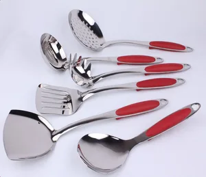 Image of 3MM thickness Silicone handle Stainless steel Cooking tool Kitchen Utensil