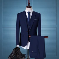 

wholesale New Arrival Fashion Men Slim Fit Suits Man Business Formal Suit with Pants Tuxedo Bridegroom Wedding Suits for Men