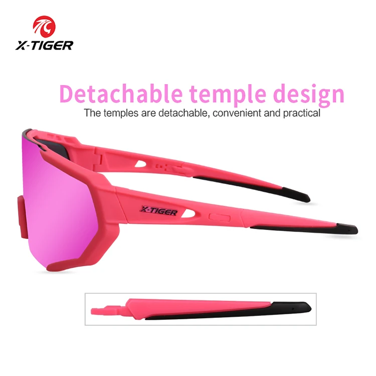 
X-TIGER Polarized Women Outdoor Sports With 3 Lens Cycling Sun Glasses Bicycle Goggles Men 