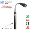 Smiling Shark Magnetic 3 LED FlashLight Telescopic Flexible Neck Pick Up Tool Telescopic Flashlight With Magnet