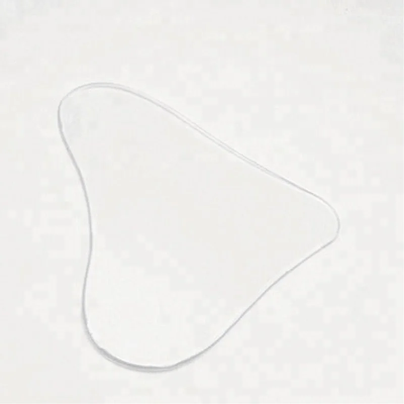 

wholesale high quality silicone anti wrinkle reusable chest pad, Transparent