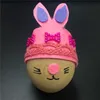 Coloful Easter Decorations DIY Painted Wooden Easter Eggs