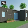 Low Cost Modern Container Construction 2 Bedroom Modular Homes 3D Container House Design