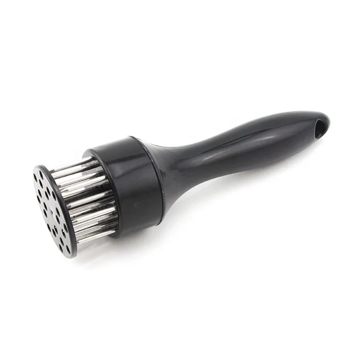

Stainless Steel Profession Kitchen Gadgets Meat Tenderizer Tool With 20 Blades For Tenderizing and BBQ, Black