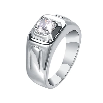 Gravity Wholesale Fashion Diamond Engagement Rings Jewelry Men 925