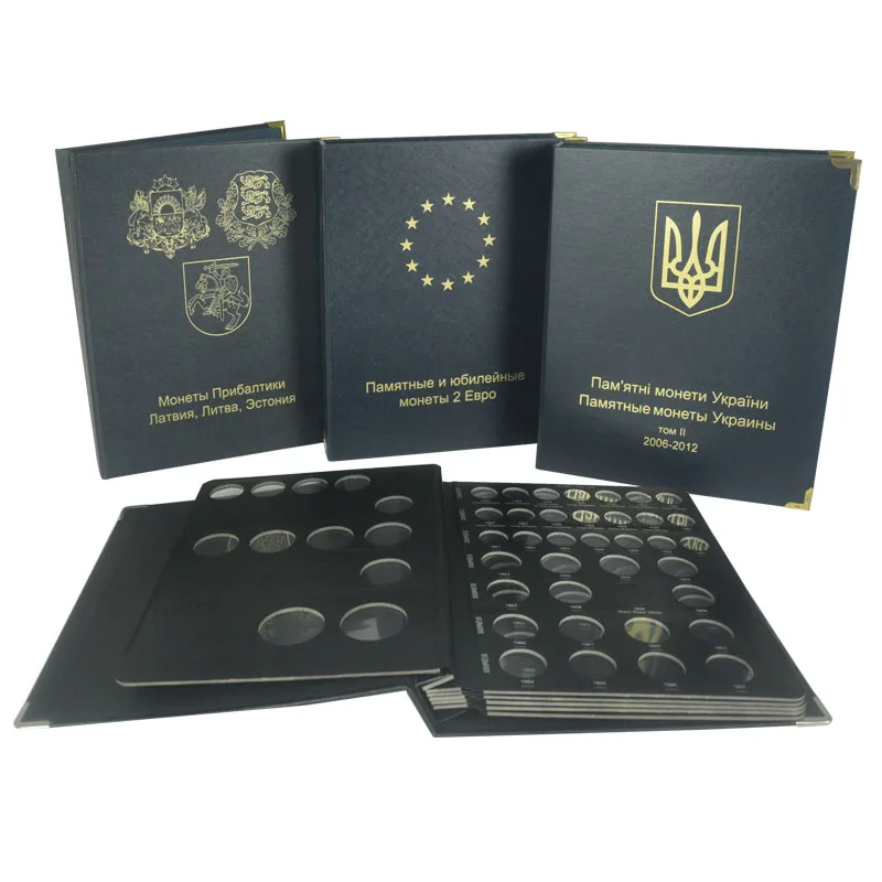 
Custom Hotsales Ad Leatherette Penny Collection Coin Collector Holder album Made in China 