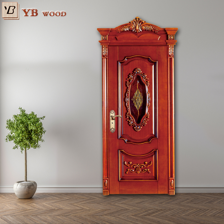 Китай Поставщики двойной лист 3D 30 дюймов вход индийская модель дом главный дизайн деревянная дверь