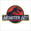 Wholesale Custom good quality garment woven patches embroidered merrow edges badges iron on back