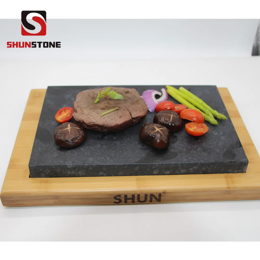 Granite Cookware Sets Grill Hot Stone,Steak Grill Cooking Lava Stone