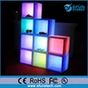 bar/nightclub furniture wireless control rgb color led glow decorative cube shelf