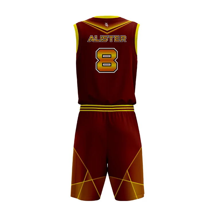 Basketball Jersey Maroon Color 