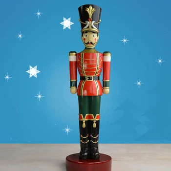 Christmas Decoration Outdoor Resin Nutcracker Statue - Buy Resin ...