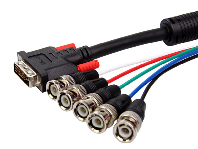 Dvi 24+5 Male/ Female To 5bnc Cable Dvi To Bnc Cable Adapter Buy Dvi