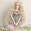 Custom Blonde Deep Curly BJD Wig 1/3 1/4 1/6 for Choice