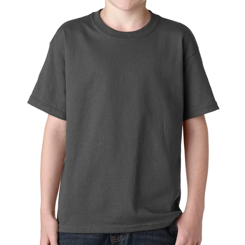 

custom plain heavy cotton youth t shirt, Any color is available