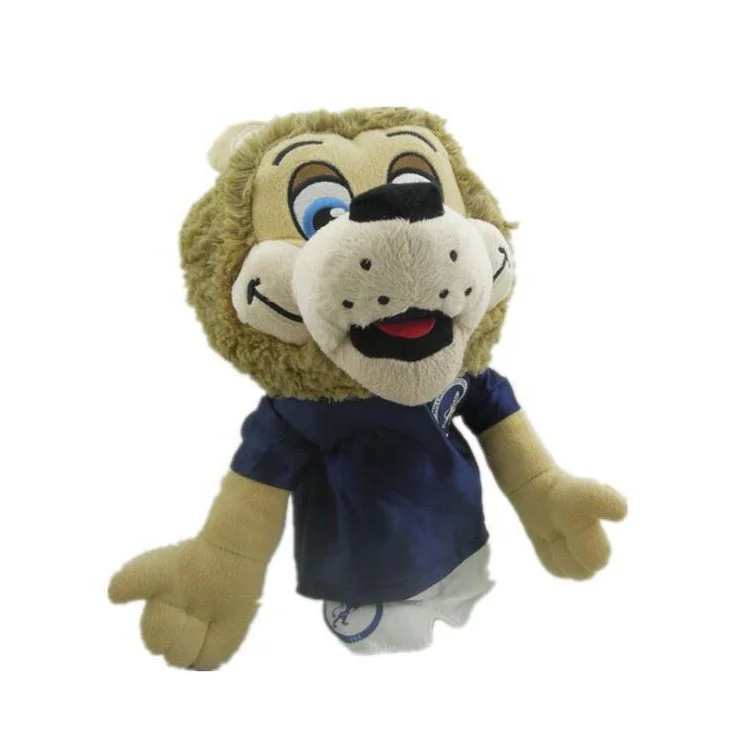 

Custom Wholesale Golf Club Headcover Soft Plush Animal Lion  Head Cover, Customized