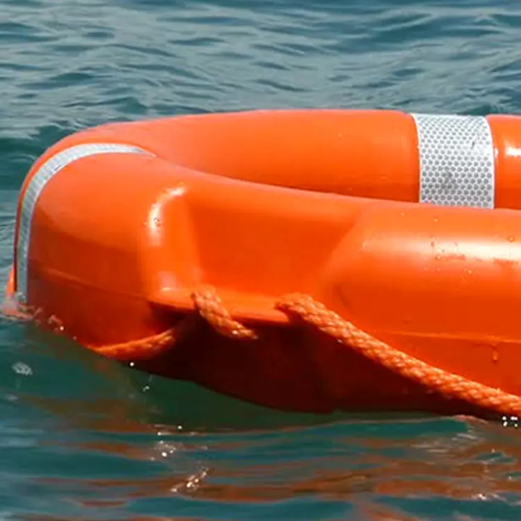 Life Buoy Life Boat Rope Orange Floating Rope 30 Mt. With Nylon Hook