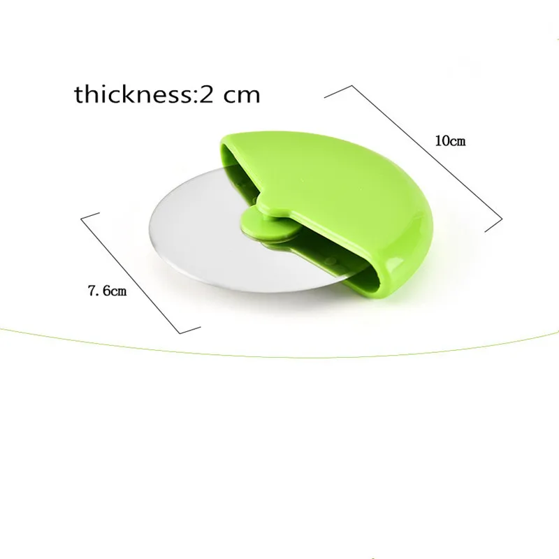 Hot Stainless Steel Pizza Cutter with Plastic Handle