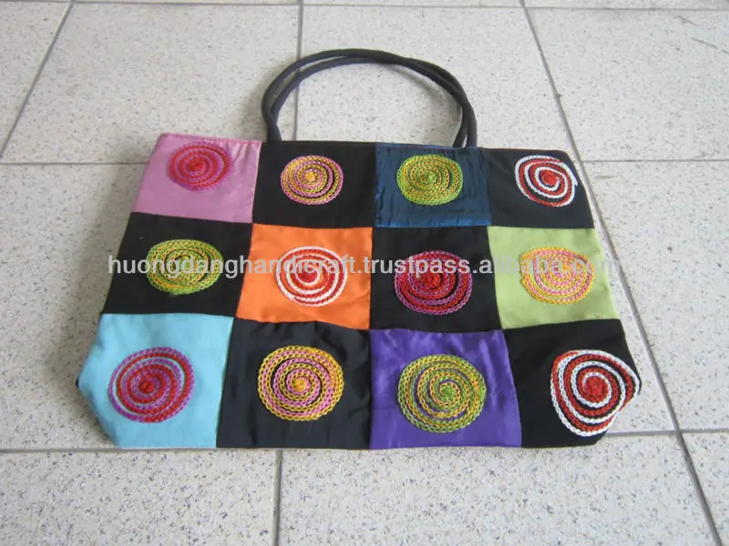 Free Fabric Handbag Patterns Spiral Motif Embroidery Handmade Bag Free Fabric Handbag Patterns Spiral Motif Embroidery Handmade Bag Purse Hand Embroidered Product On Alibaba