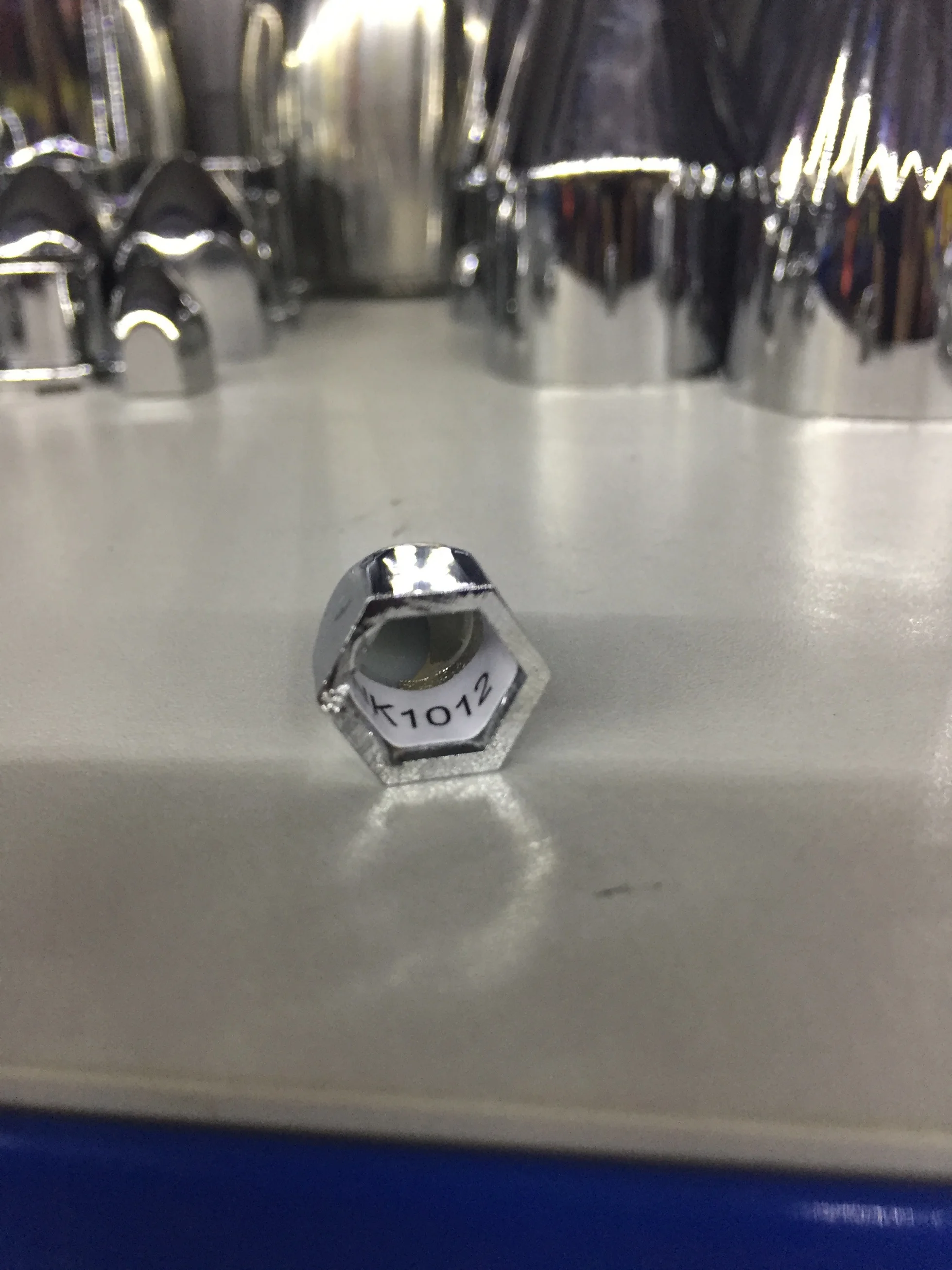 Flanged Chrome Plated ABS Plastic Lug Nut Cover
