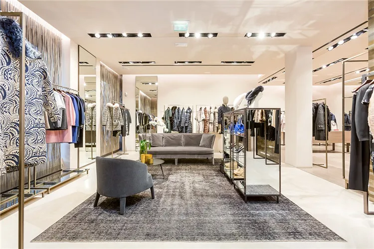 Commercial Fashion Retail Decoration Display Stand Boutique Clothes