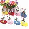 Christmas tree ornament wool felt mini hanging stocking santa Gift Socks Hanging Accessories