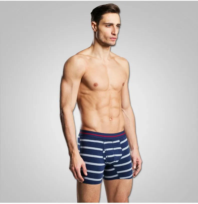 Stripes Underpants Elastic Waistband Cotton Underwear Underpants For ...
