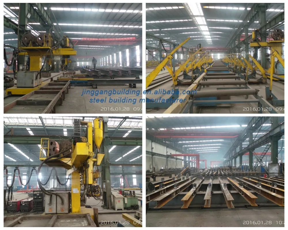 Prefab Two Story Steel Structure Building Workshop Warehouse