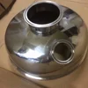 SS304 Sanitary Bowl Cap Tri Clamp Concentric bowl Reducer 10" X 4" x 2"