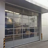 Cheap good quality automatic industrial steel fire rated transparent glass garage sectional overhead door