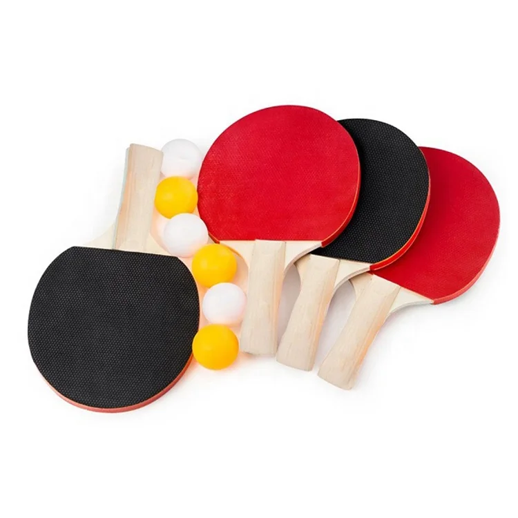 Wholesale High Quality Ping Pong Paddle Racket Professional Table Tennis Bat Set