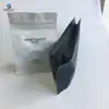 Custom printed plastic mylar foil side gusset coffee tea bag packaging with tin tie
