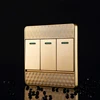 best wholesale BIHU modular home 3 gang wall light pop up switch socket