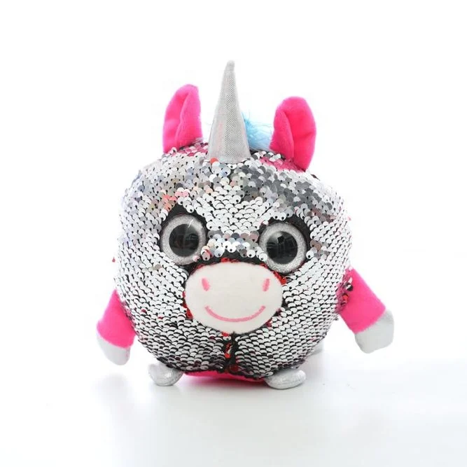 sequin cuddly toy