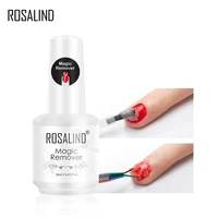 

Rosalind wholesale custom logo 15ml easy apply uv gel polish remover magic gel remover for removal nail gel